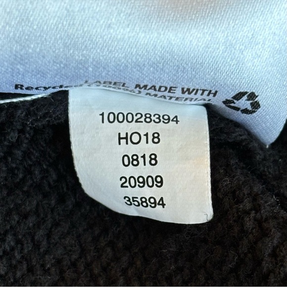 Style & Co. Women's Jacquard Fringe Pull Over Sweater, Medium, Deep Black - Picture 6 of 6